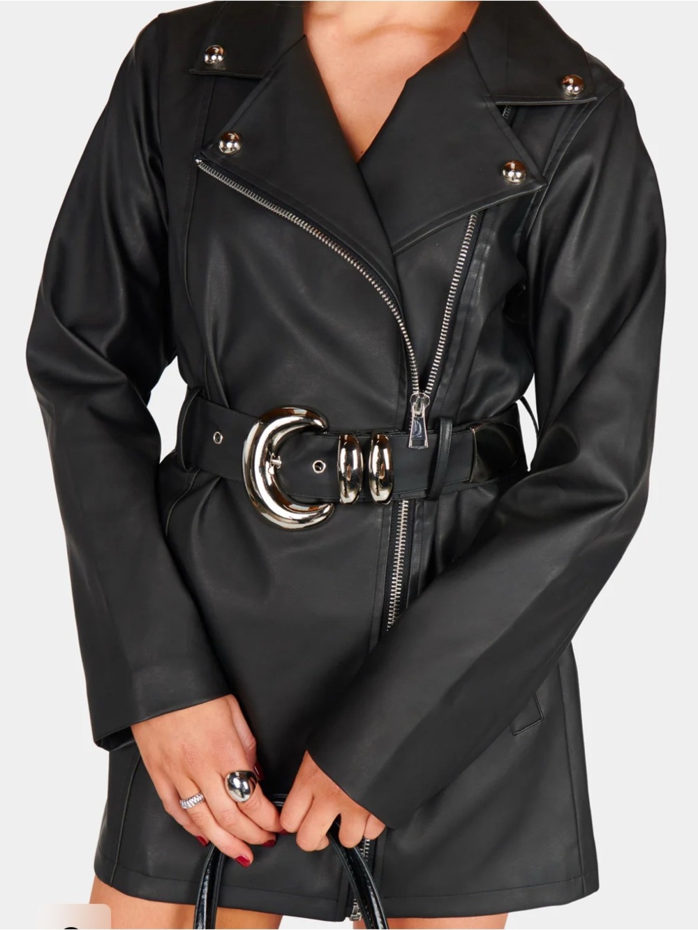Mumu Black Stapleton Mini Dress Jacket